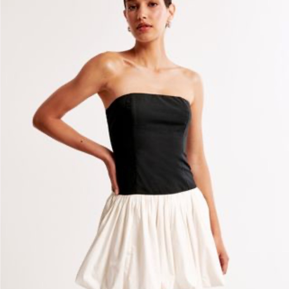 Abercrombie Bubble Hem Mini Dress never worn with tag